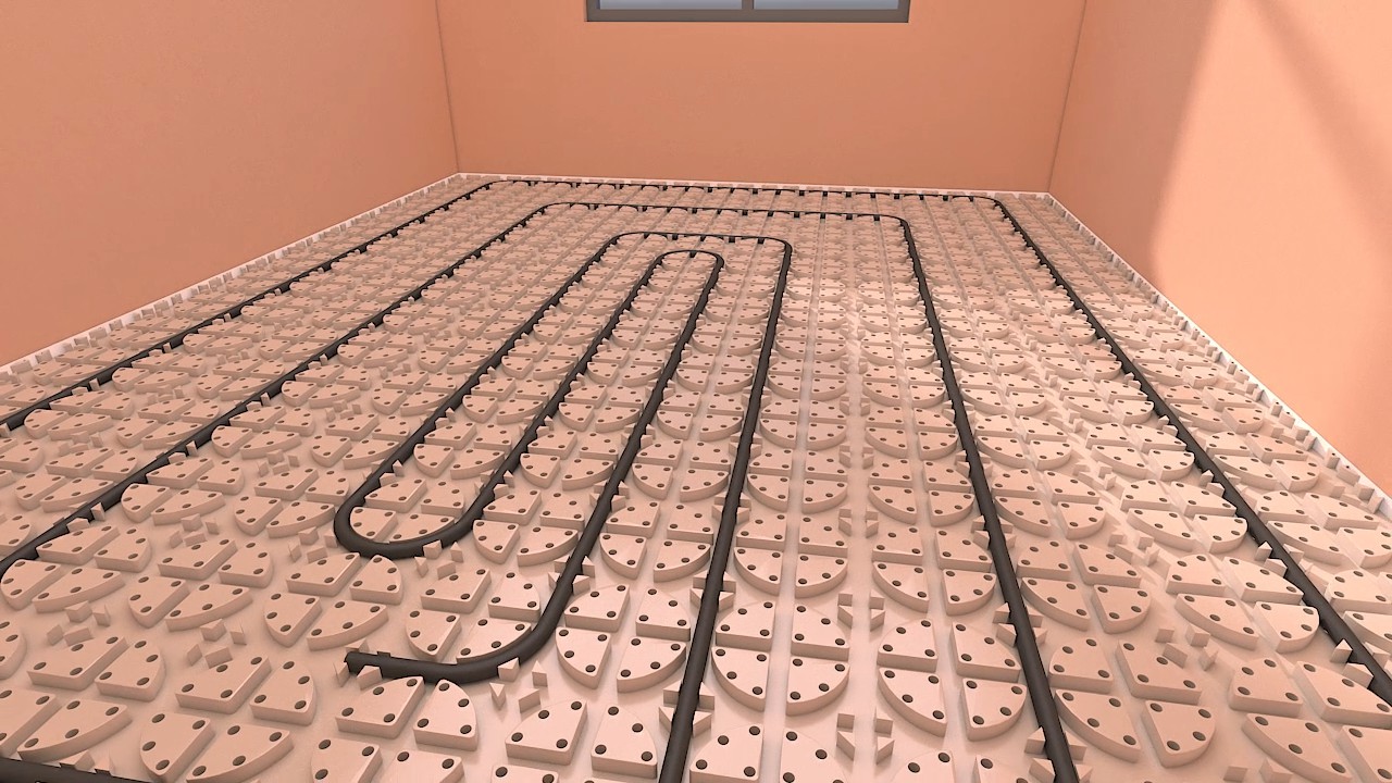 地暖管道 三维动画